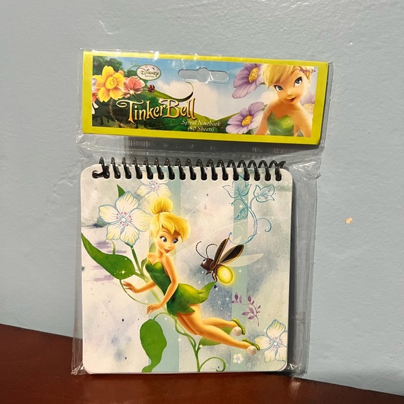 Disney Tinkerbell Fairies Mini Spiral Notebook 2009 New Sealed - Picture 1 of 16